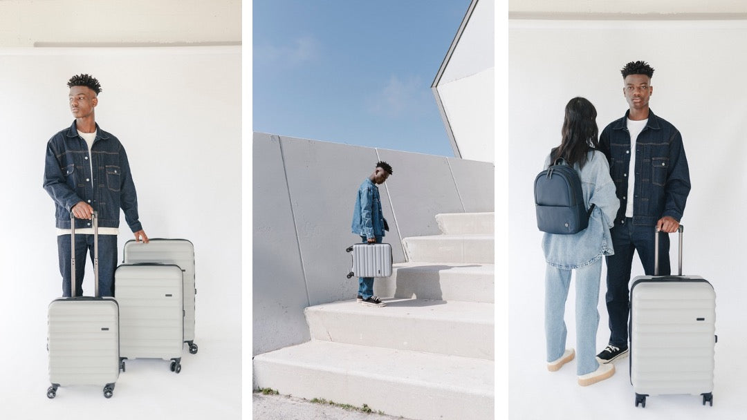 New grey Clifton luggage from Antler 