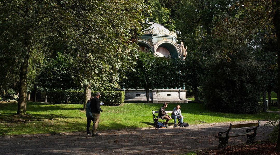 Citadel Park in Ghent, Belgium