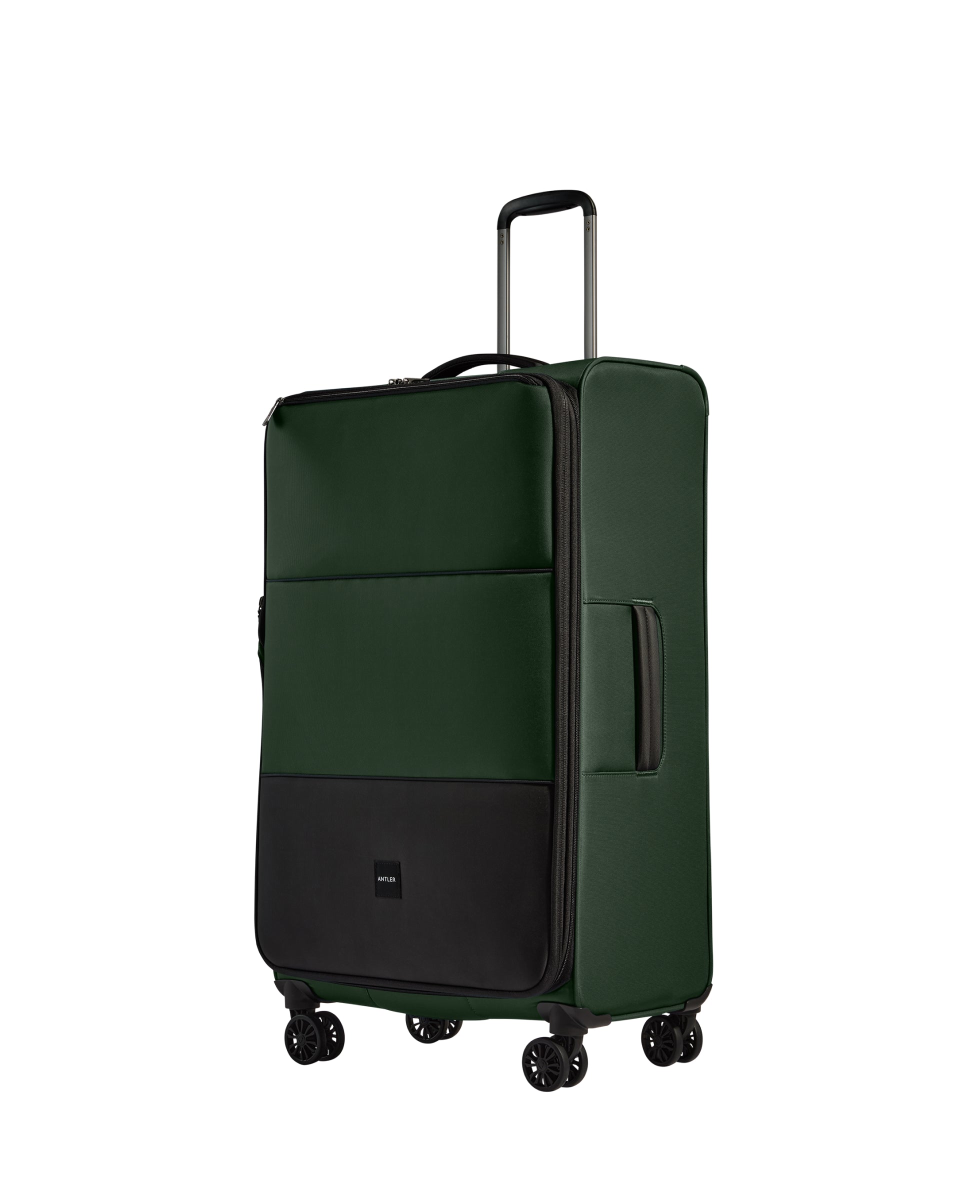 View Soft Stripe Large Suitcase In Antler Green Size 31cm x 83cm x 465cm information