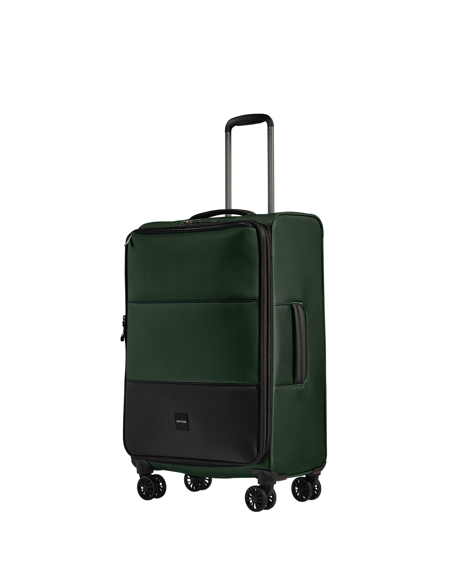 View Soft Stripe Medium Suitcase In Antler Green Size 28cm x 71cm x 435cm information