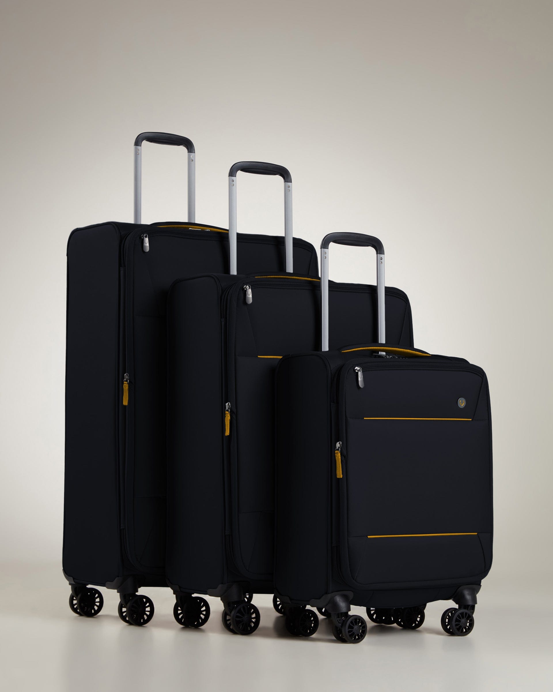 View Antler Brixham Suitcase Set In Black information