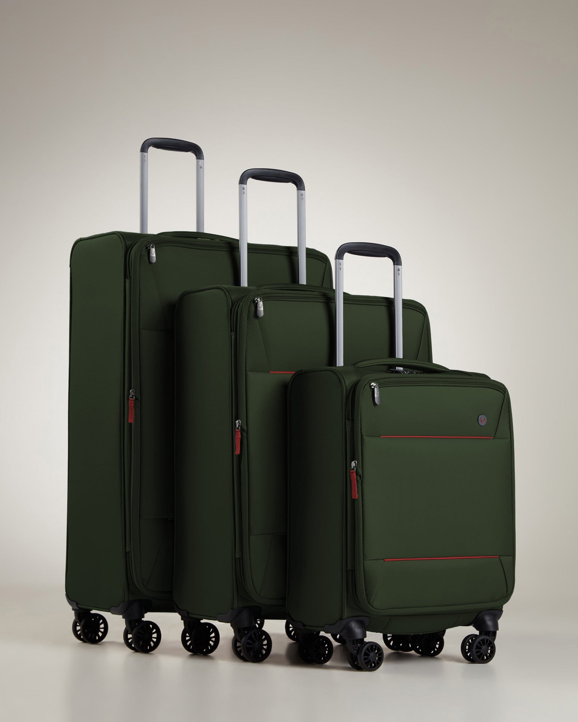 View Antler Brixham Suitcase Set In Canopy Green information