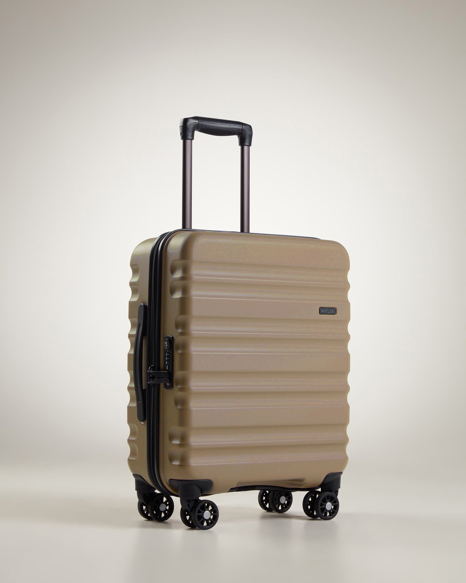 View Antler Clifton Cabin Suitcase In Oak Brown Size 20 x 40 x 55 cm information