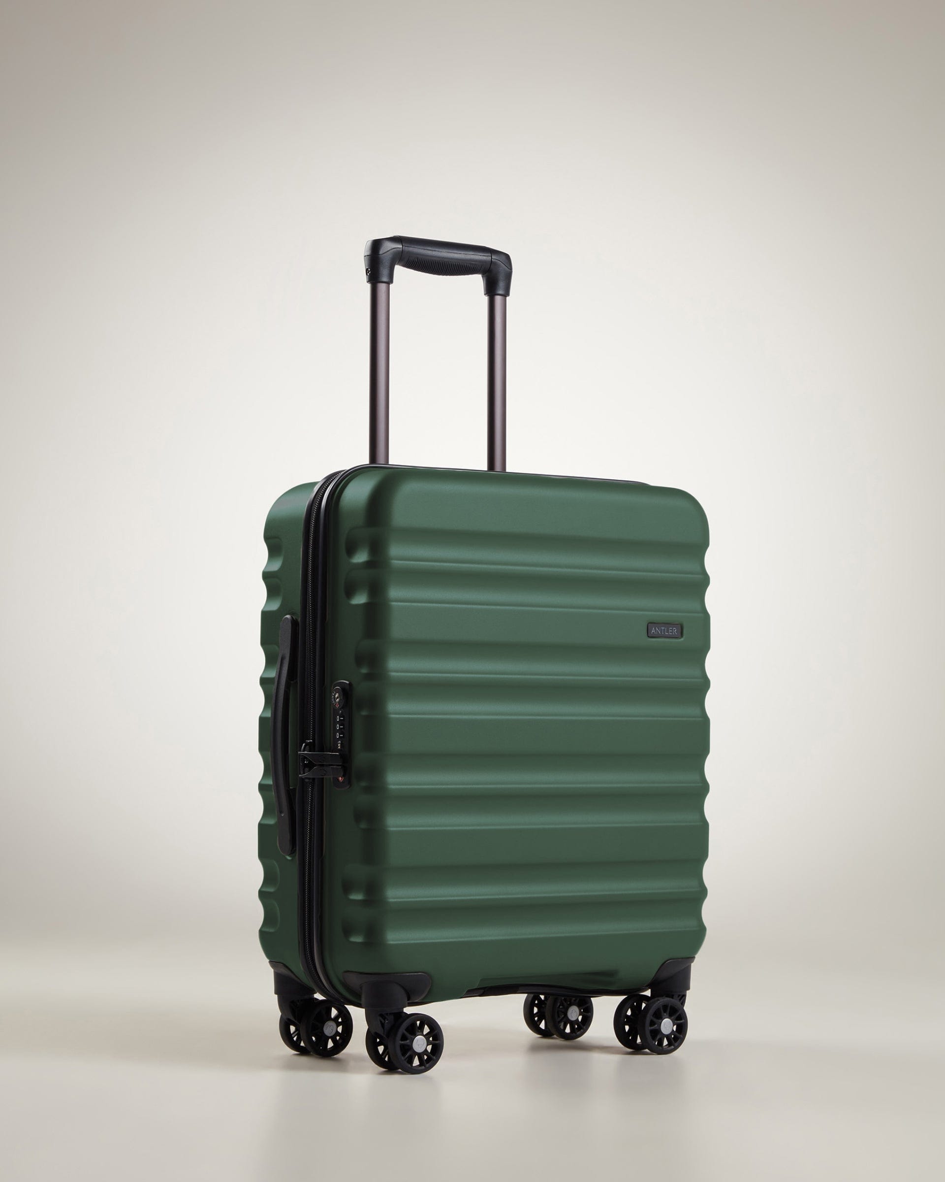View Antler Clifton Cabin Suitcase In Woodland Green Size 20 x 40 x 55 cm information