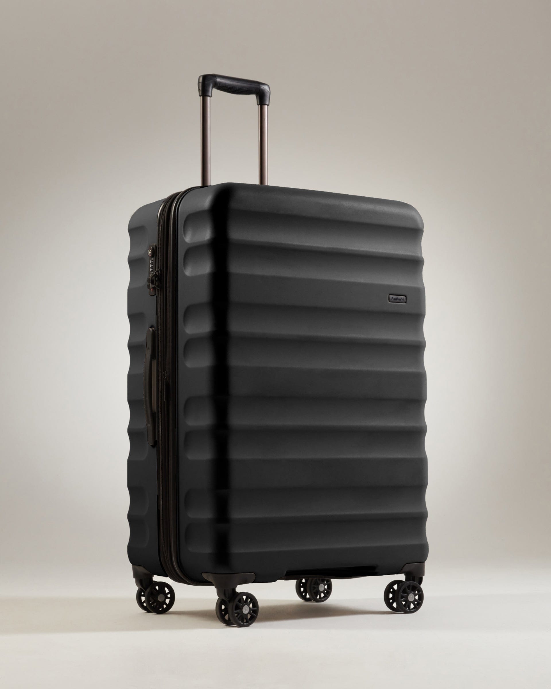 View Antler Clifton Large Suitcase In Black Size 35 x 52 x 80 cm information