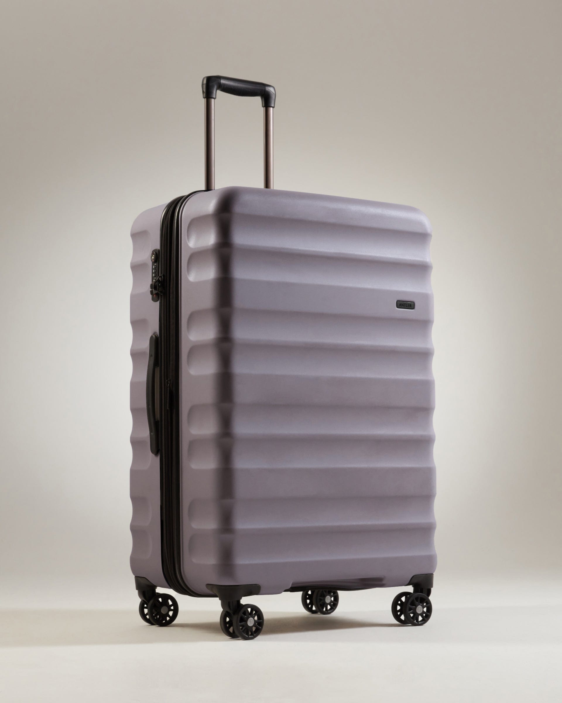 View Antler Clifton Large Suitcase In Meadow Purple Size 80cm x 52cm x 35cm information