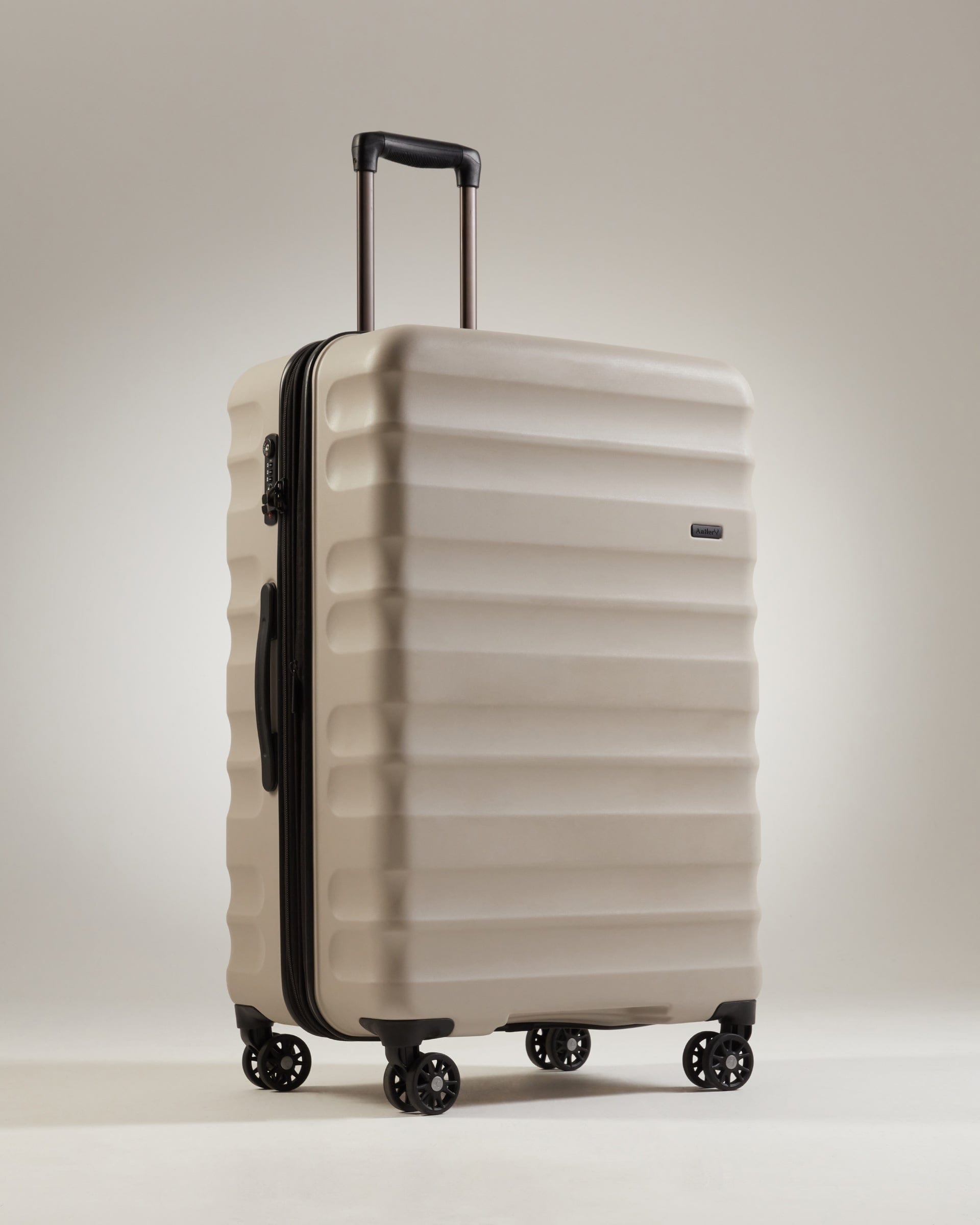 View Antler Clifton Large Suitcase In Taupe Size 80cm x 51cm x 34cm information