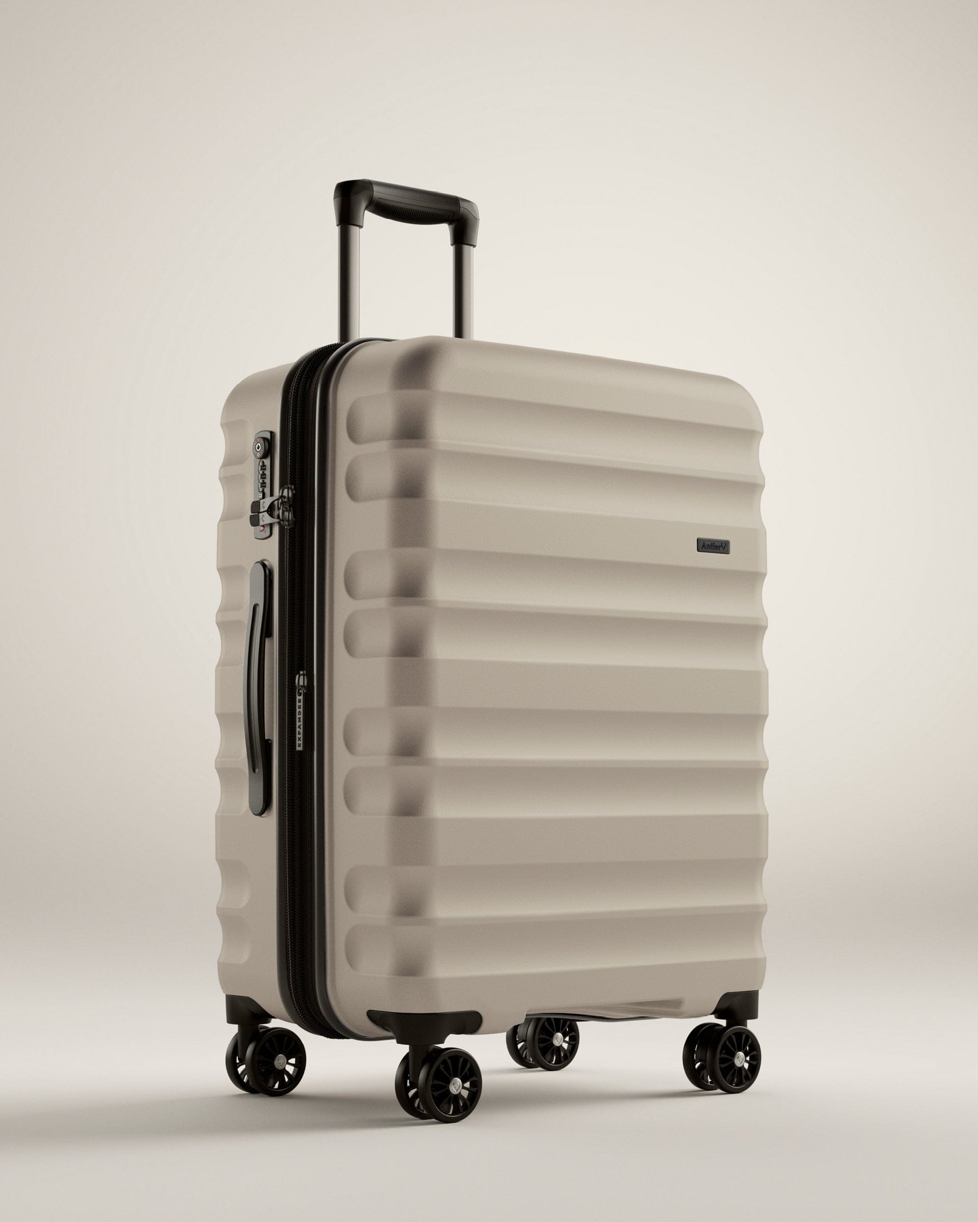 View Antler Clifton Medium Suitcase In Taupe Size 29 x 45 x 67 cm information