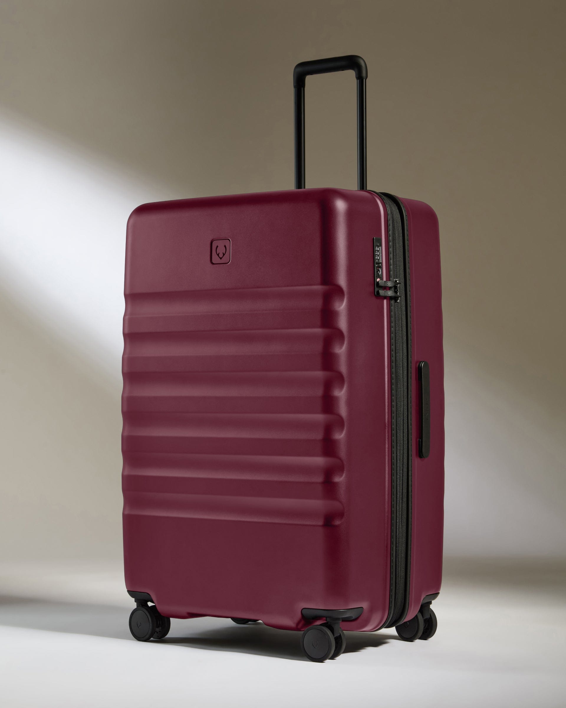 View Antler Icon Stripe Large Suitcase In Heather Purple Size 336cm x 78cm x 517cm information