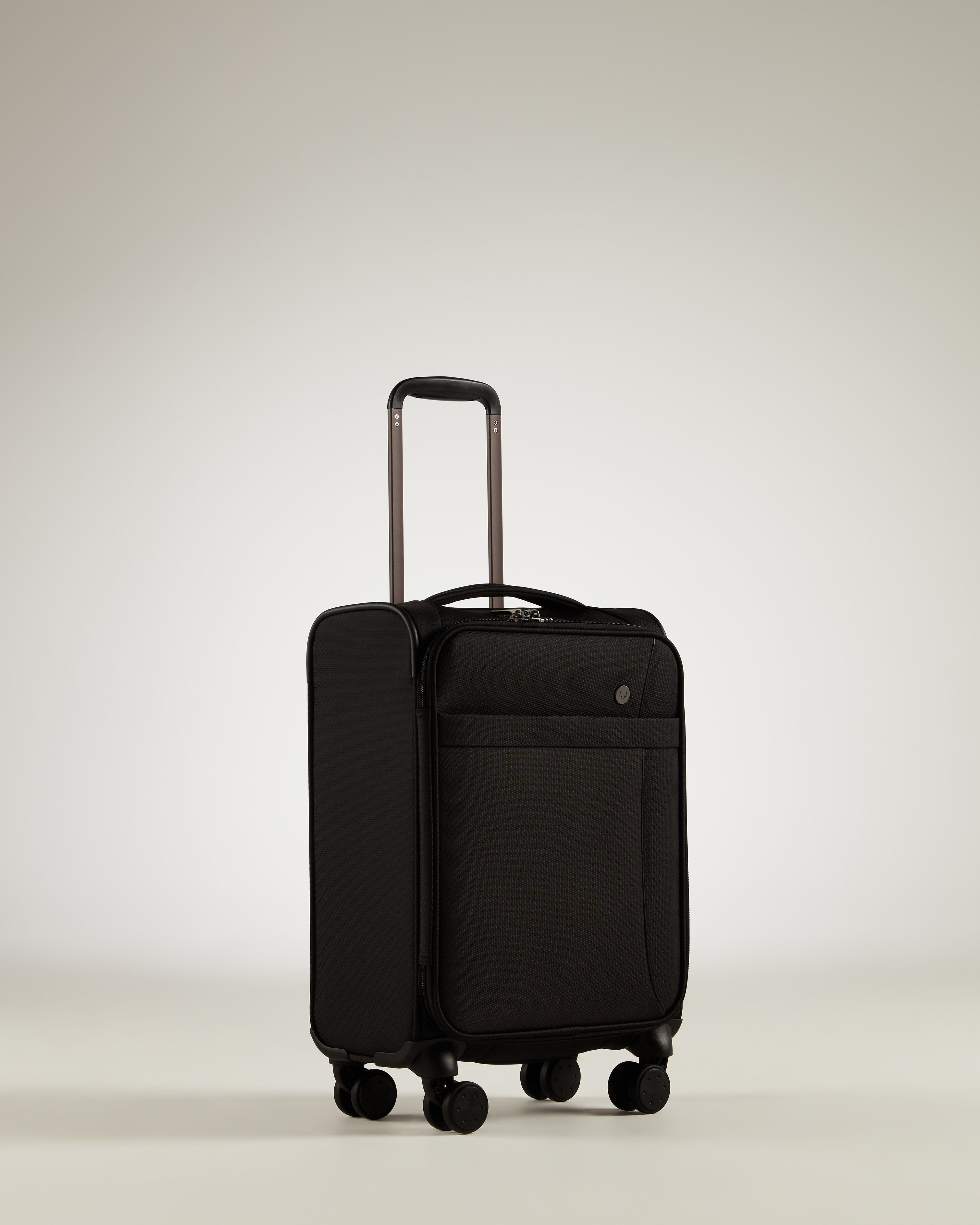 View Antler Prestwick Cabin Suitcase In Black Size 55 x 35 x 20 cm information