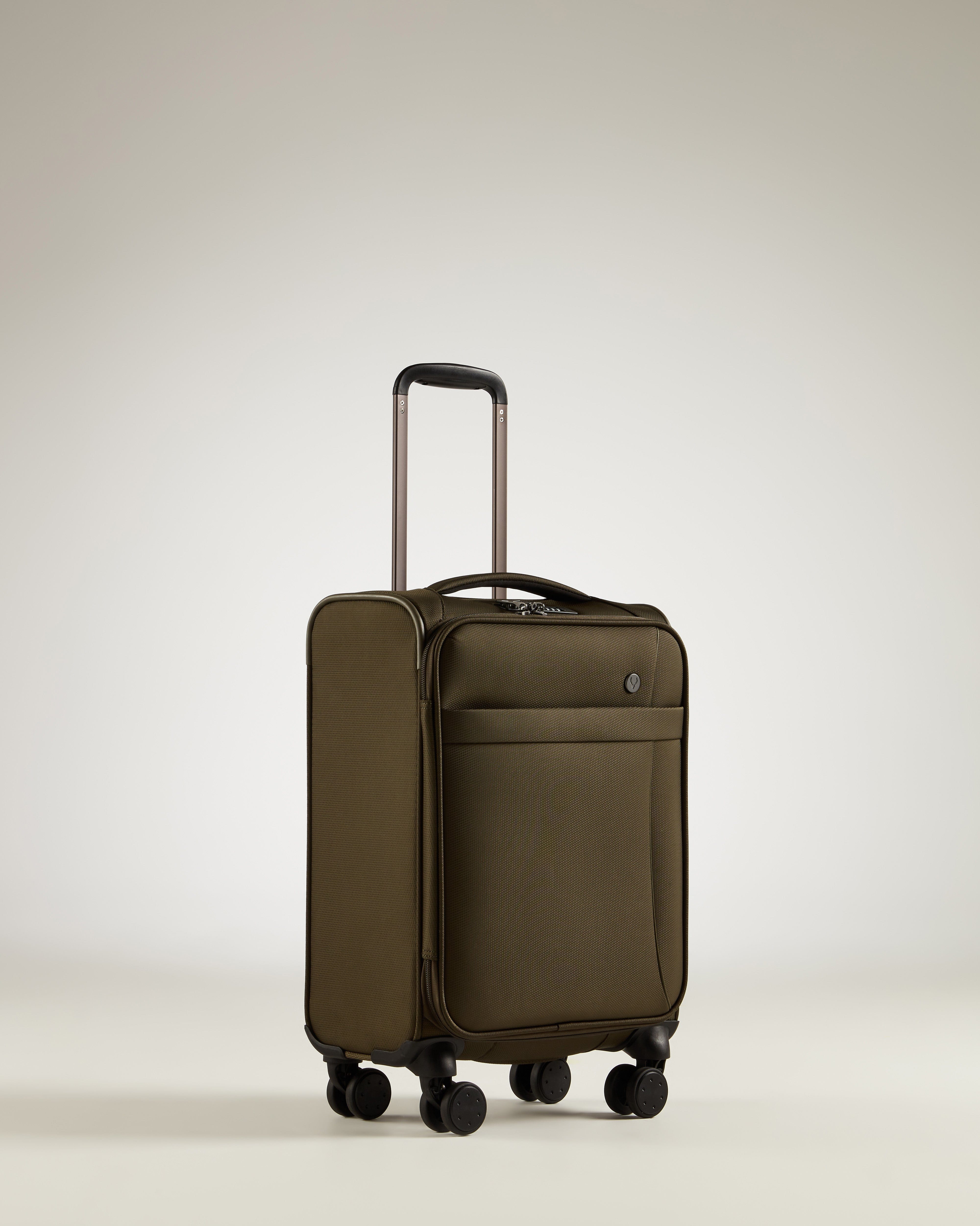 View Antler Prestwick Cabin Suitcase In Khaki Size 55 x 35 x 20 cm information