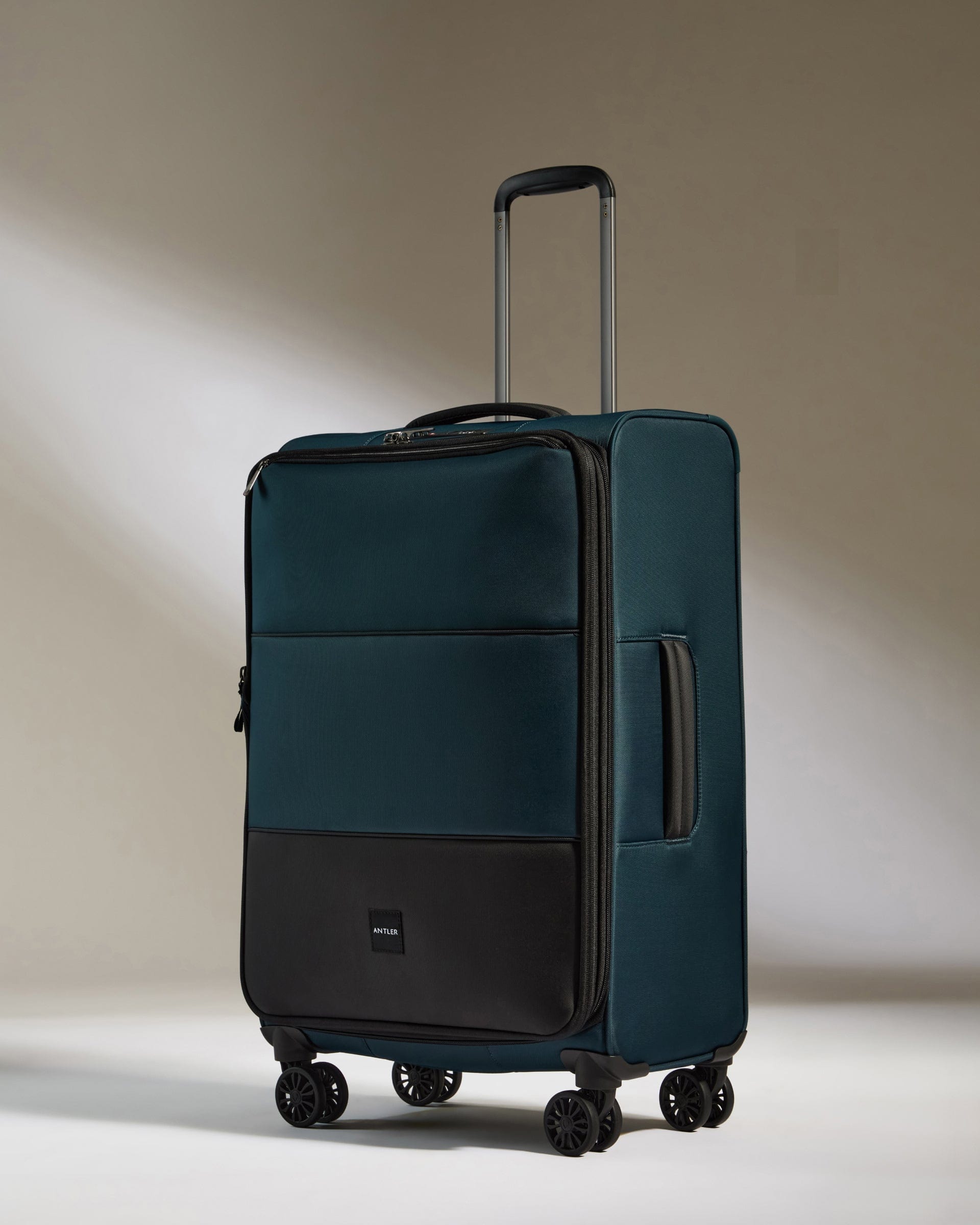 View Antler Soft Stripe Medium Suitcase In Indigo Size 28cm x 71cm x 435cm information
