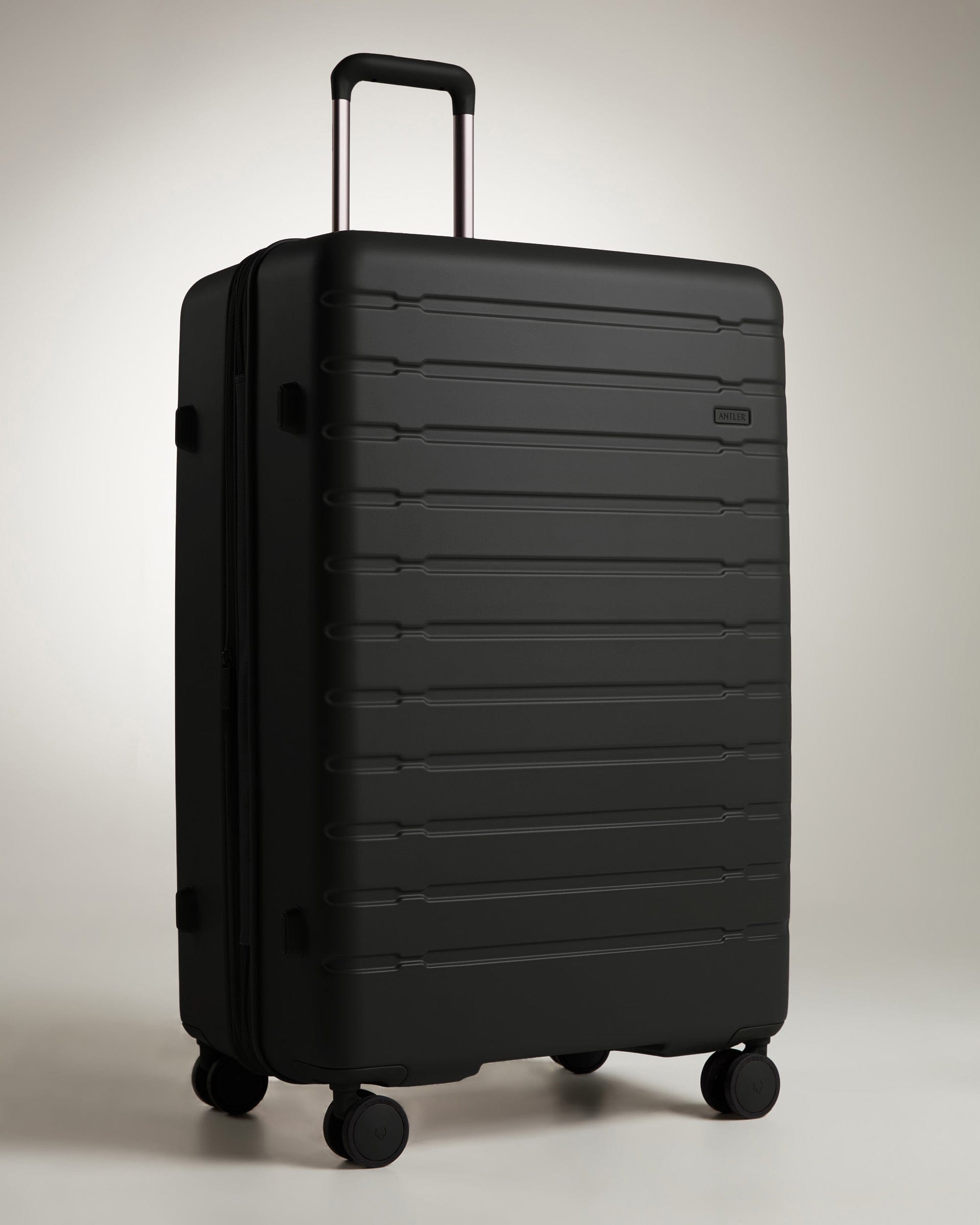 View Antler Stamford 20 Large Suitcase In Midnight Black Size 345cm x 54cm x 815cm information