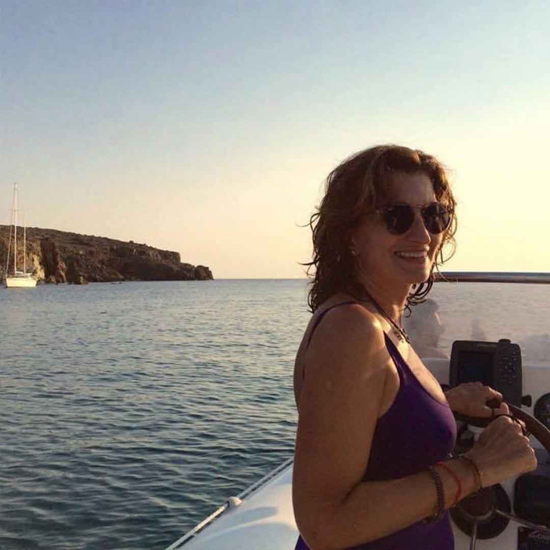 Nausika Georgiadou - Owner of Skinopi Lodge, Milos, Greece
