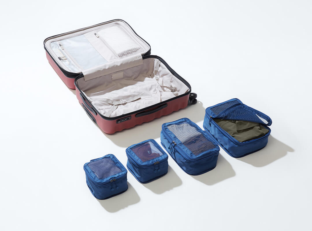 Antler Chelsea packing cubes azure blue