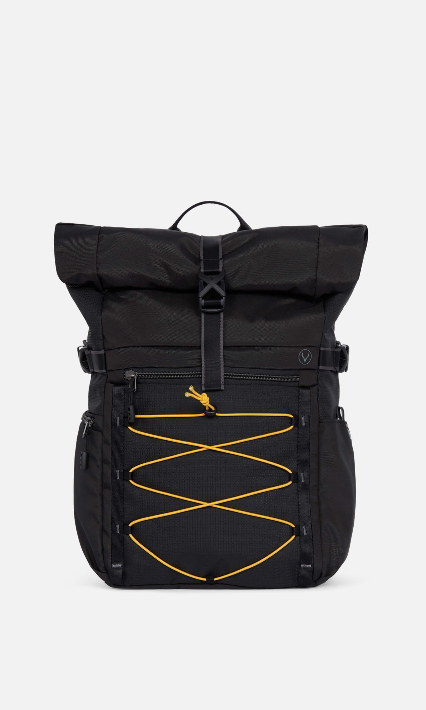 View Antler Bamburgh Roll Top Backpack In Black Size 28 x 605 x 155 cm information