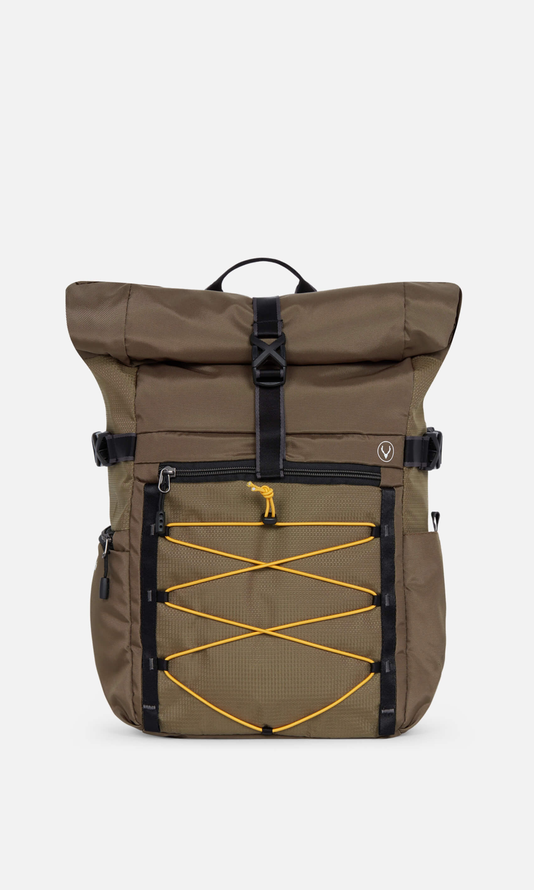 View Antler Bamburgh Roll Top Backpack In Khaki Size 28 x 605 x 155 cm information