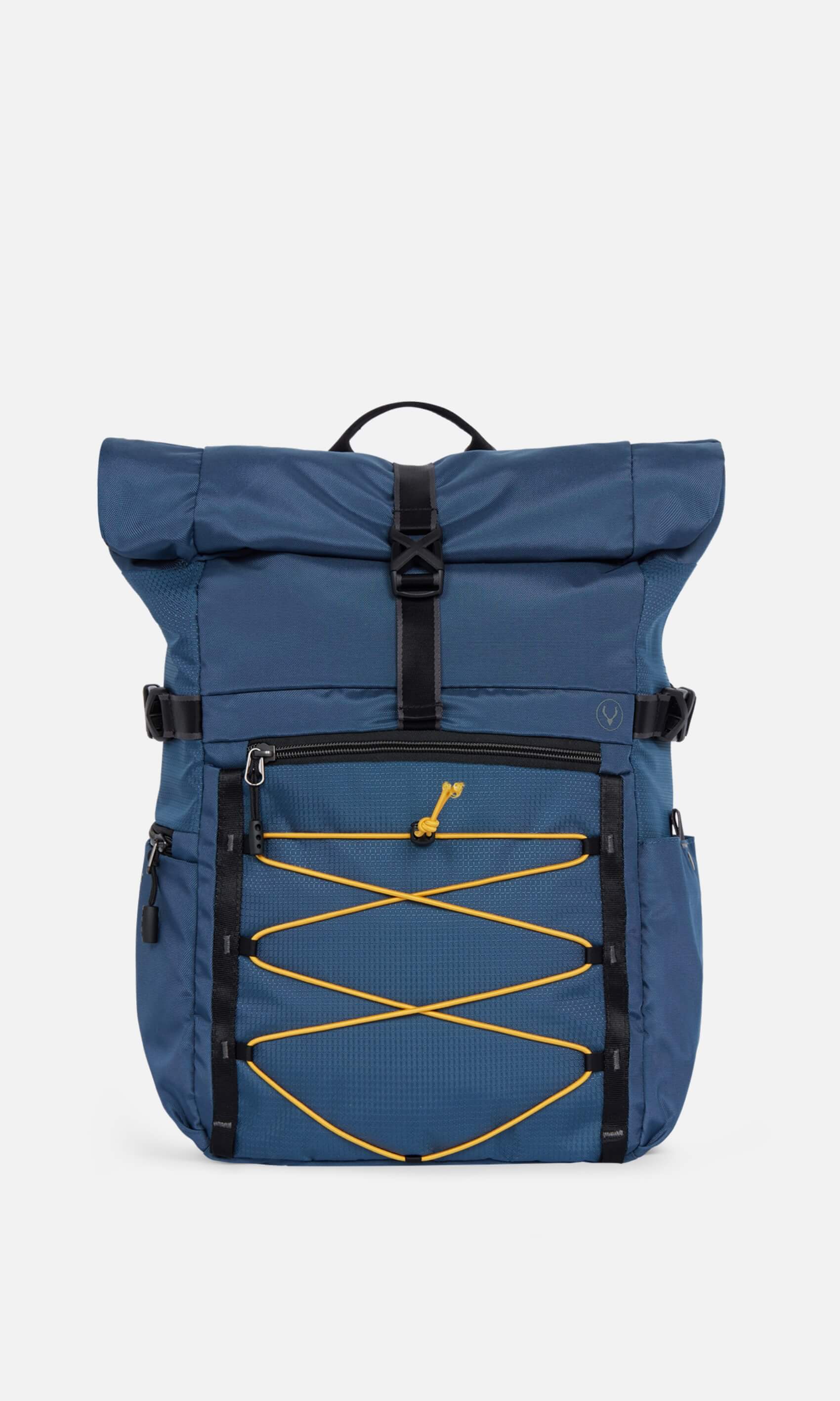 View Antler Bamburgh Roll Top Backpack In Navy Size 28 x 605 x 155 cm information