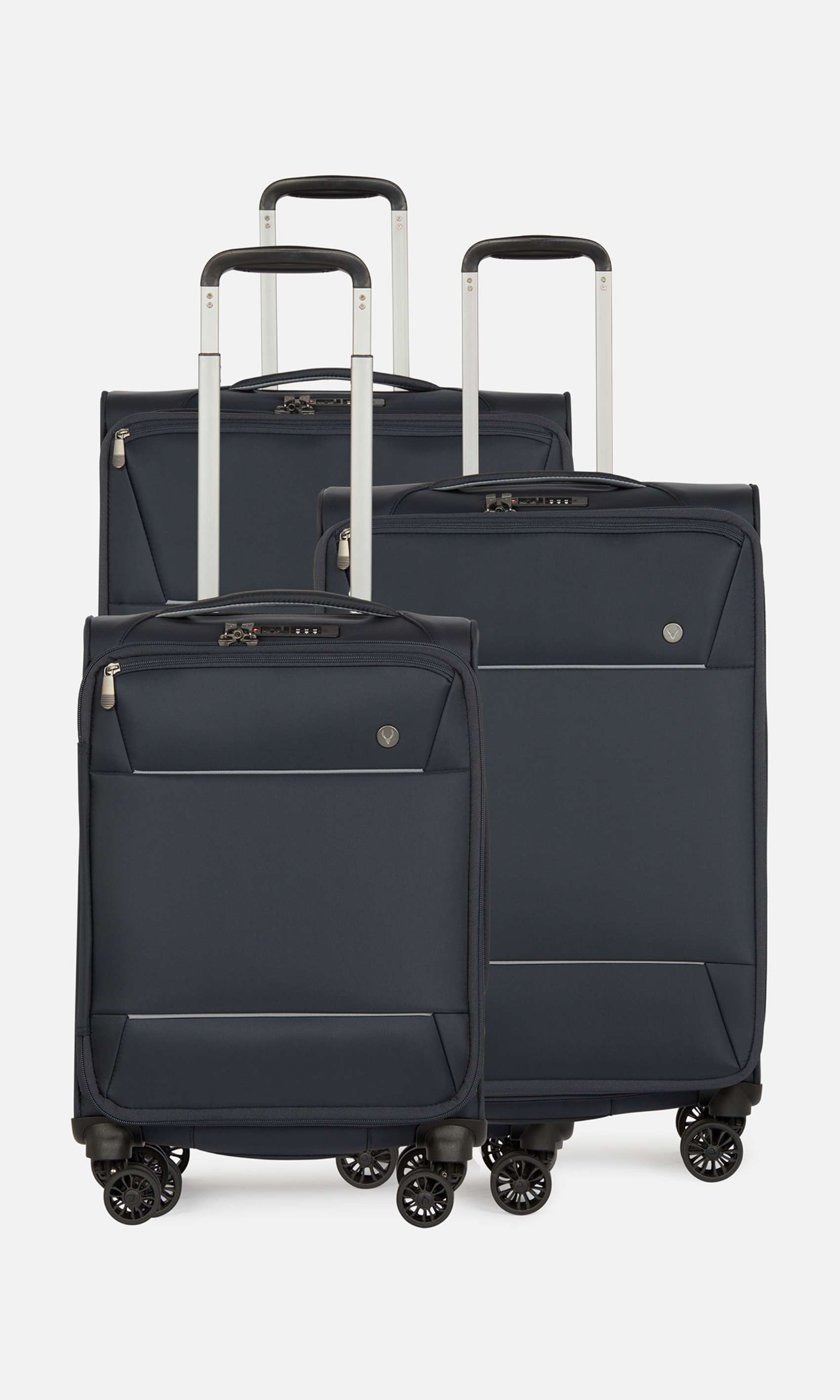 Brixham Cabin Suitcase Navy | Soft Shell Suitcase – Antler UK