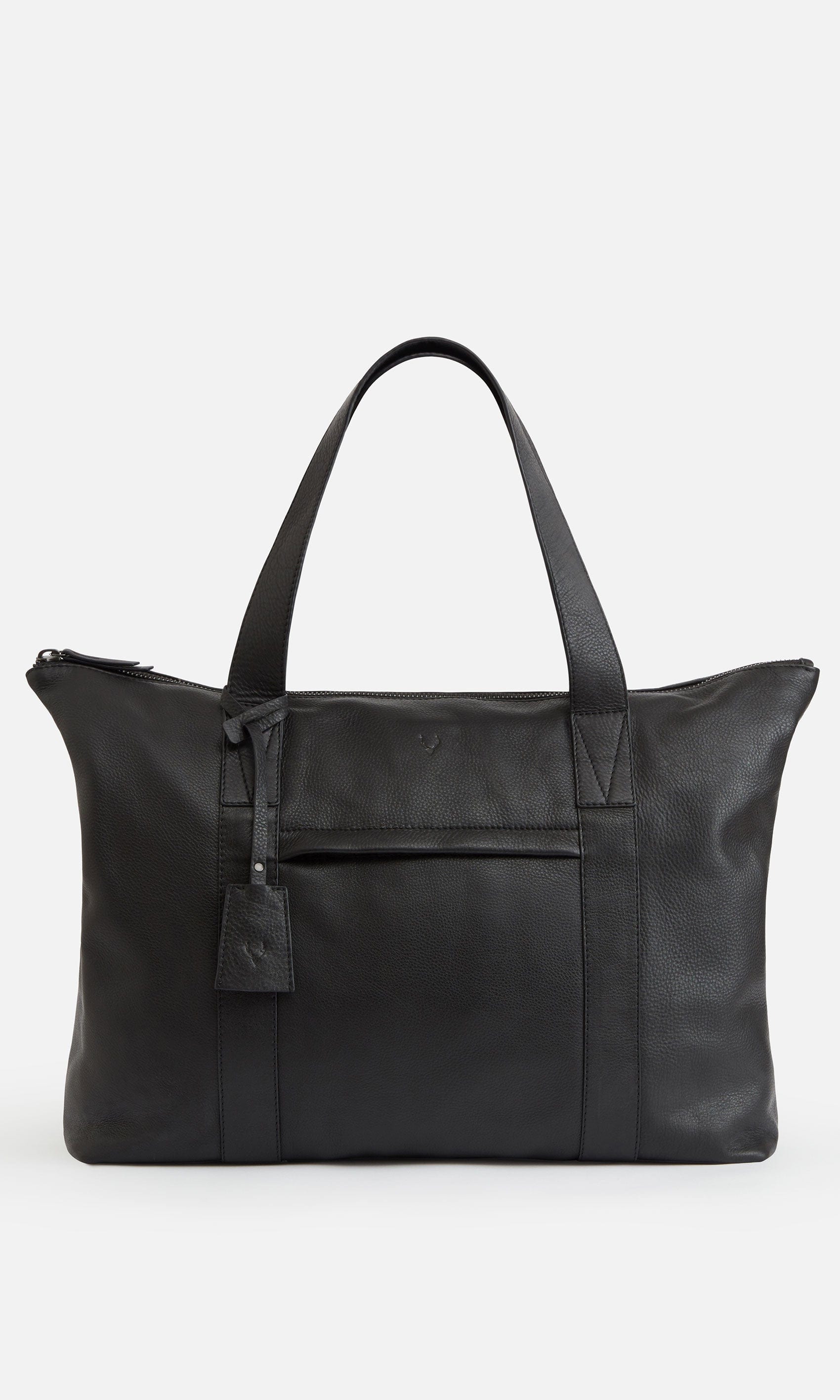 View Antler Brompton Leather Oversized Laptop Tote In Black Size 55 x 365 x 14 cm information