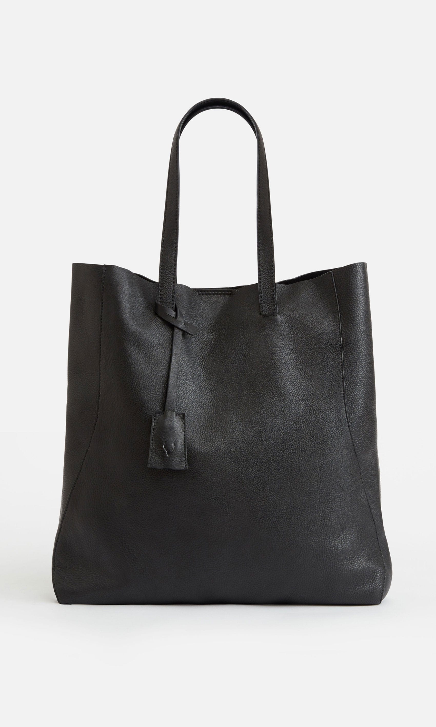 View Antler Brompton Leather Tote In Black Size 44 x 43 x 10 cm information