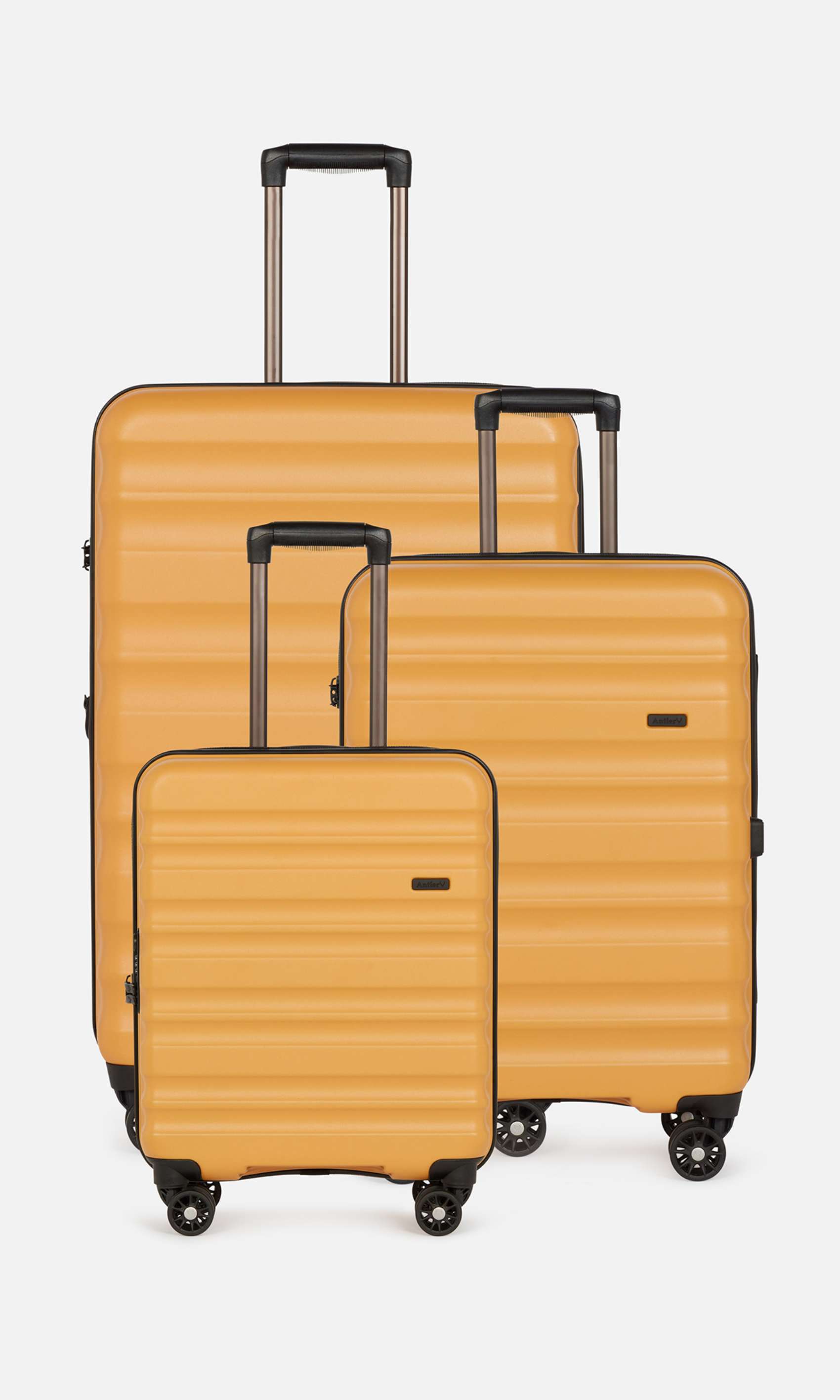 View Antler Clifton Suitcase Set In Ochre information