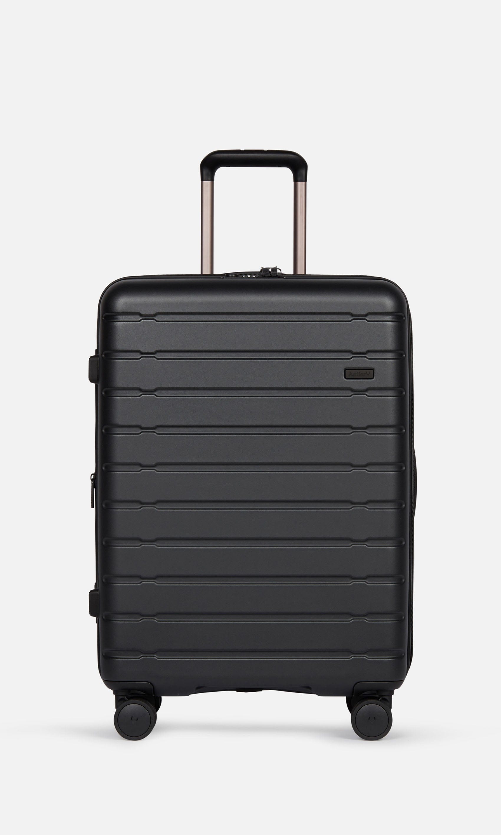 View Antler Stamford Medium Suitcase In Black Size 683 x 48 x 295 cm information