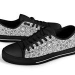 Canvas Low Top Sneakers Satisfying Mandalas Color My Own Coloring Shoes - PopSlaw