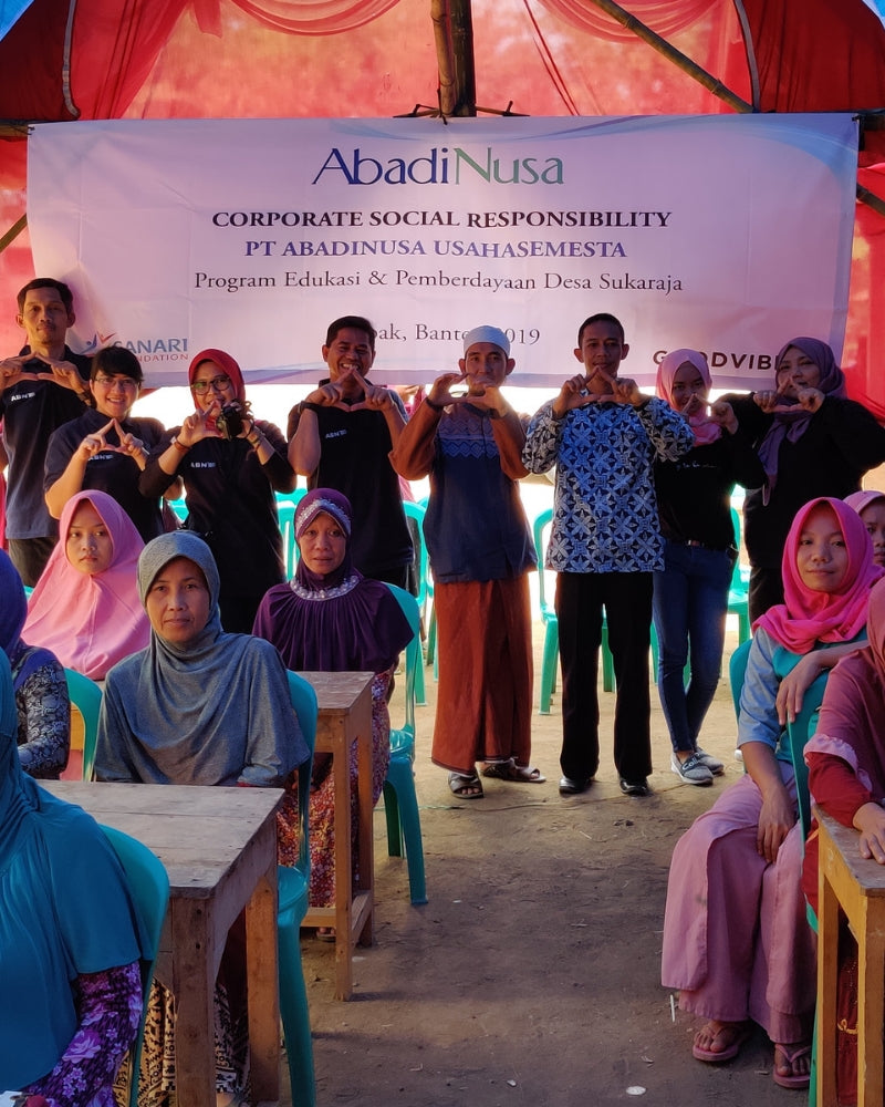 Abadi Nusa Semesta memilih GoodVibes untuk menjalankan CSR pemberdayaan perempuan di Lebak Banten