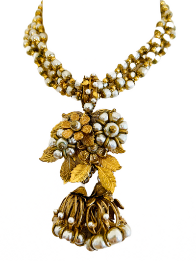 Louis Vuitton, Jewelry, Louis Vuitton Louis Vuitton Lucky Gram Necklace  M6284 Metal Rhinestone Gold
