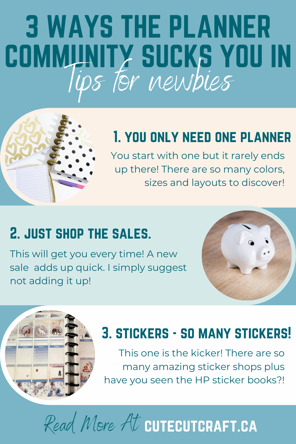 planner tips for newbies