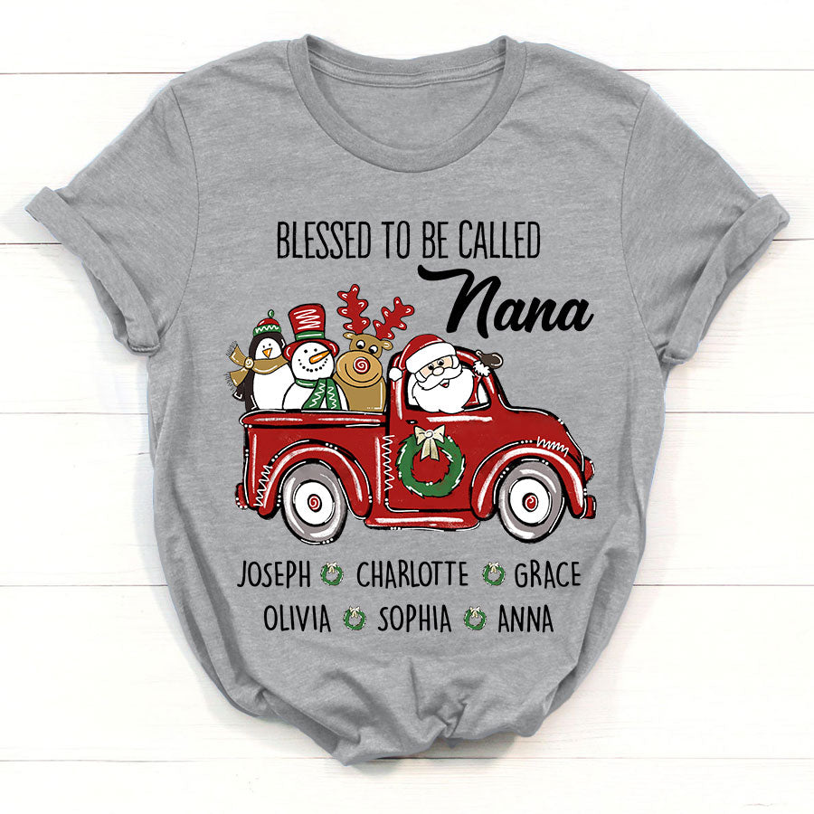 christmas t shirt with red truck