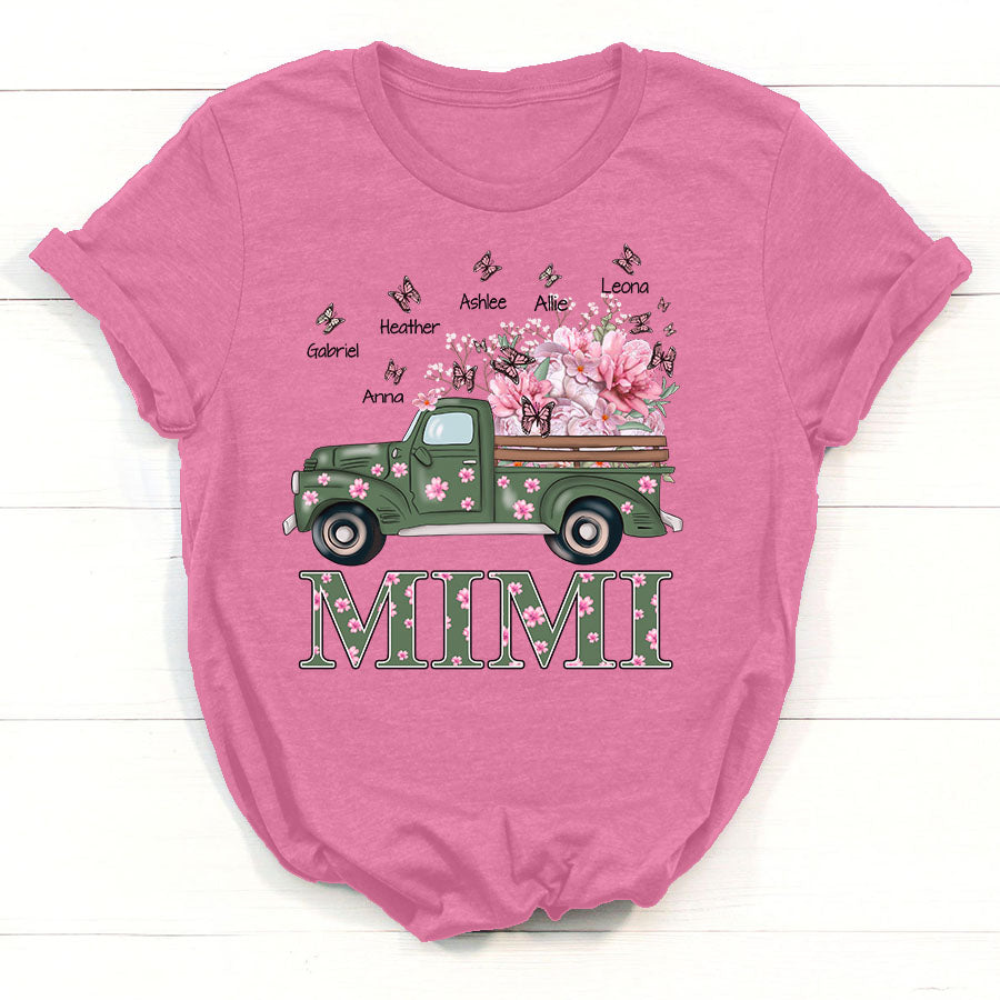 Personalized Mimi Shirt, Mimi Shirts With Grandkids Names, Mothers Day