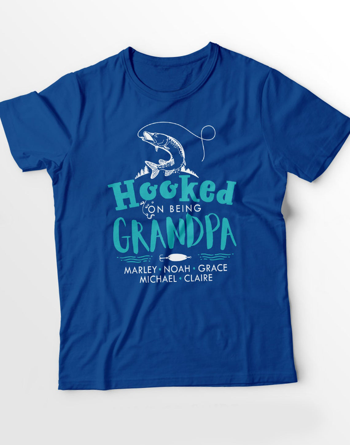 Download Personalized Grandpa Shirt Fishing Grandpa Gift For Grandpa Grandkids Lovelypod