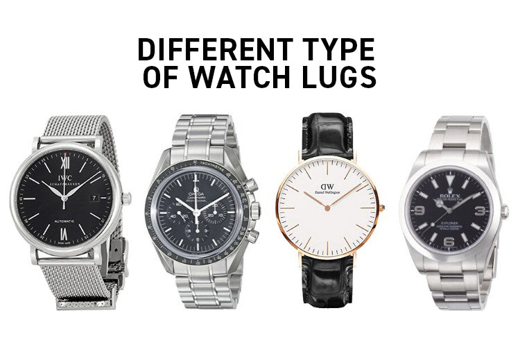 Different type of watch lugs