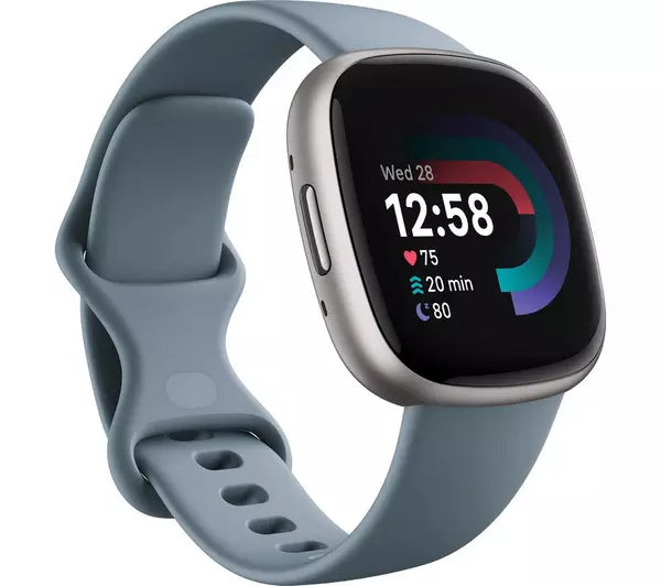 Fitbit Versa 4 watch with step counter