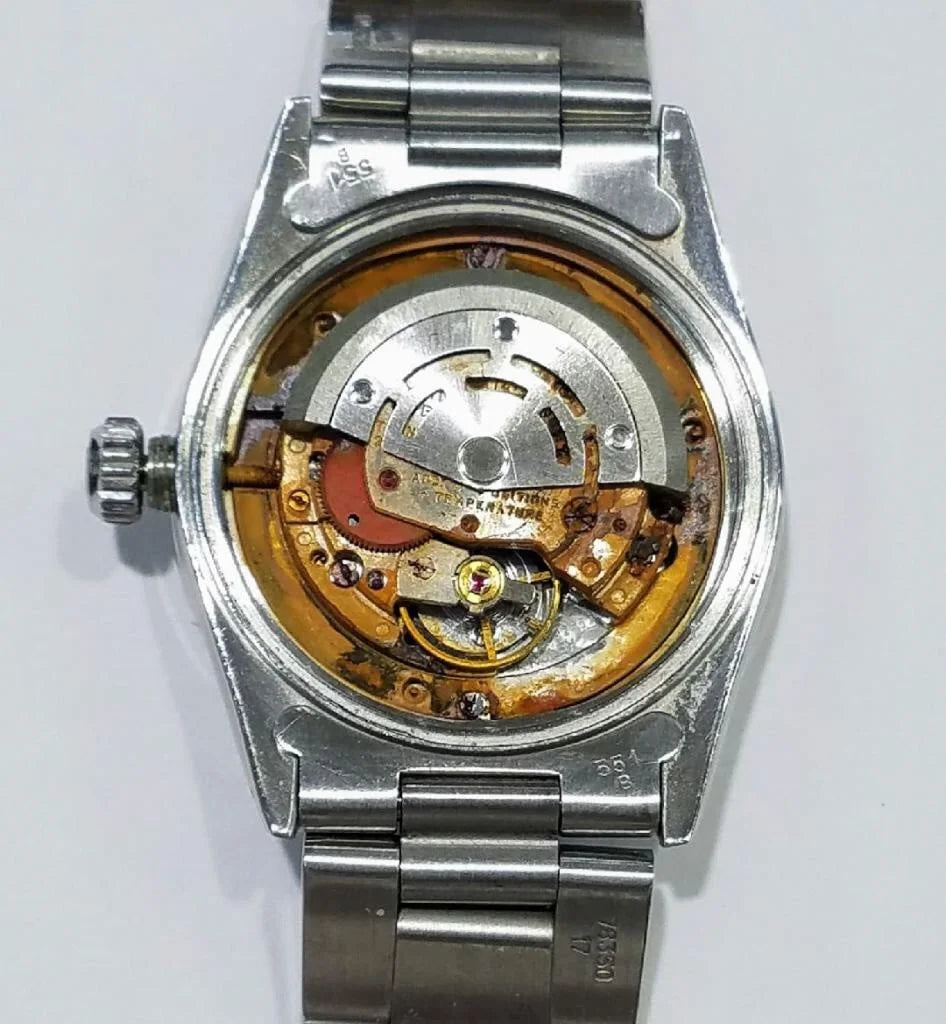 saltwater corrosion on rolex watch