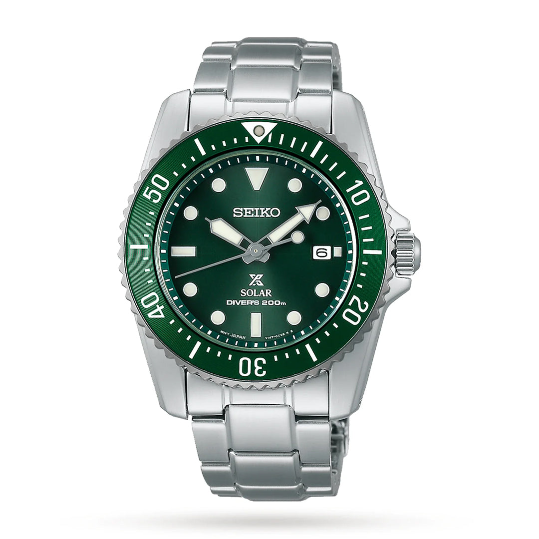 Seiko Prospex Sea Solar Men's Green Watch SNE583P1