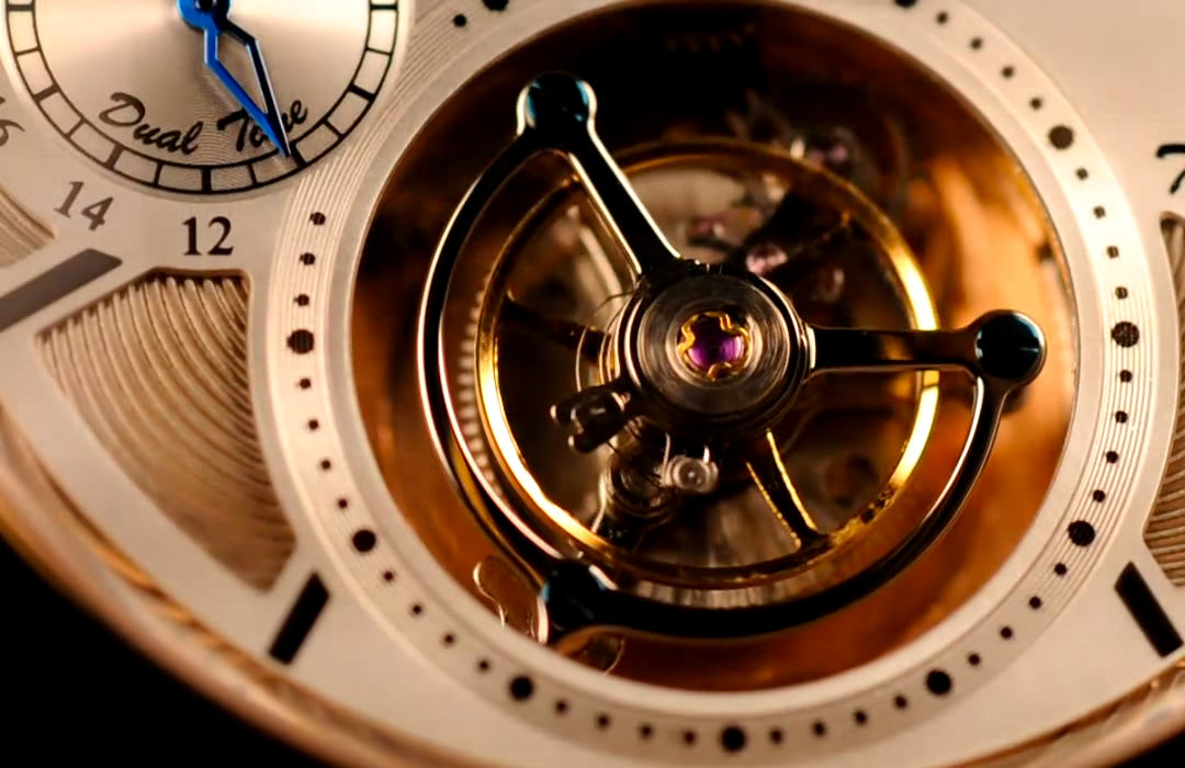 Close up of watch Tourbillon