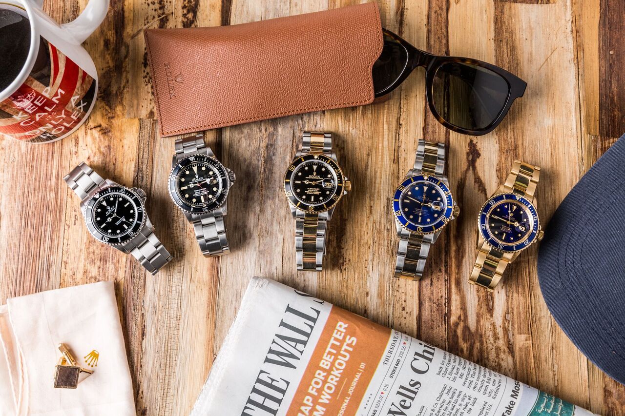 Rolex luxury watch collection