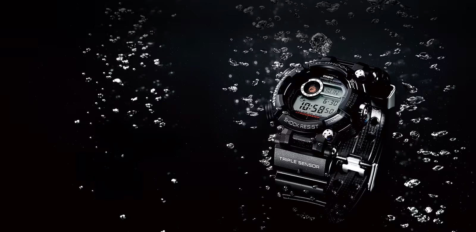 Waterproof g-shock watch