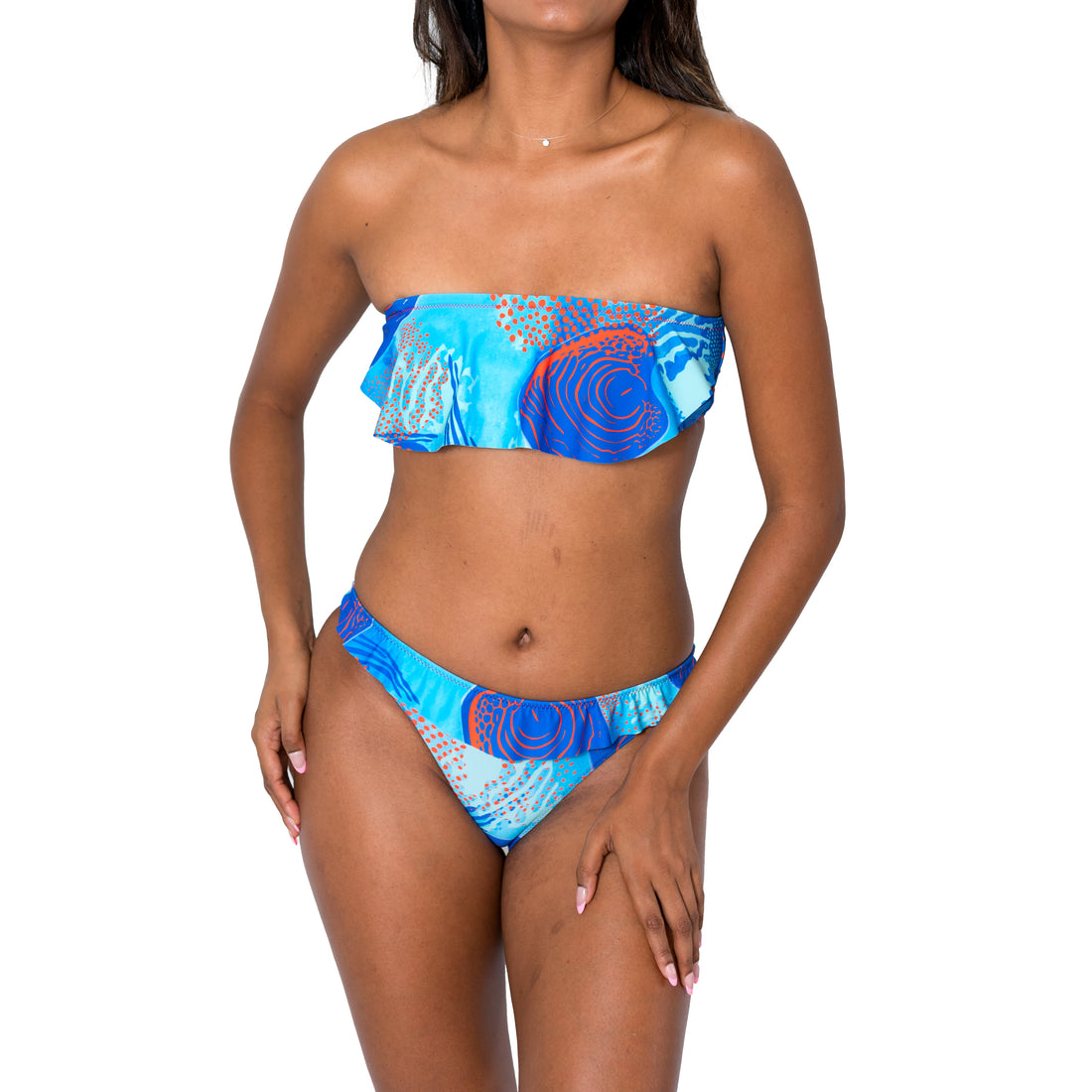Bralette One Shoulder Top - Sustainable – Aima Dora Tropical Eco Swimwear