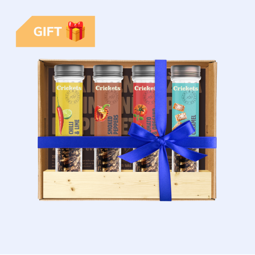 original gift idea edible crickets sens