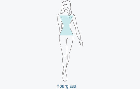 Hourglass blody shape