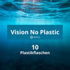 Entferne 10 Plastikflaschen aus dem Ozean