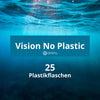 Entferne 25 Plastikflaschen aus dem Ozean