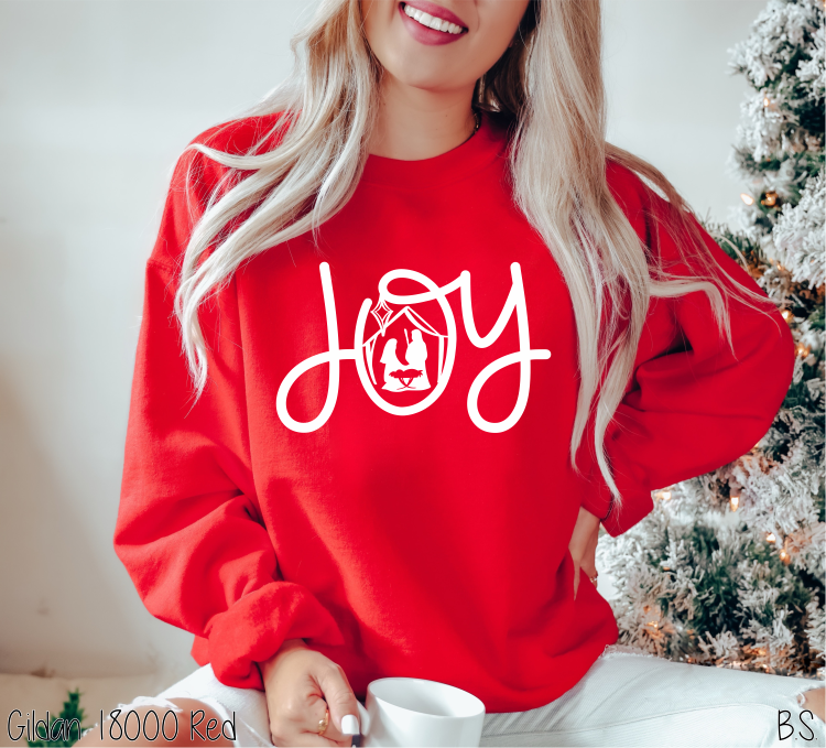 Joy With Manger Scene #BS232