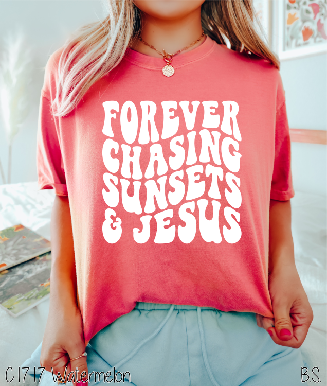 Forever Chasing Sunsets & Jesus #BS5235 – Bama Signs & Screens