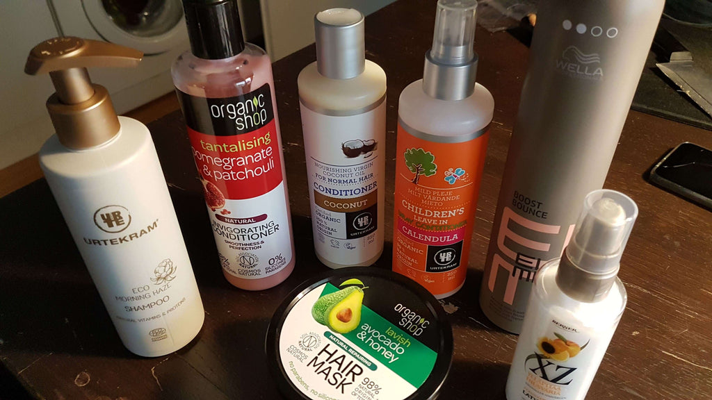 Products that Mariia used to start her Curly Girl method