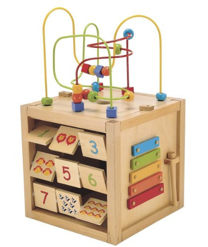 baby activity cube wooden